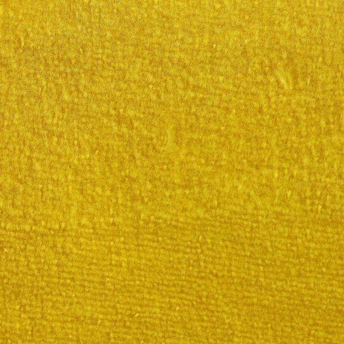 Велюр цвет желтый, ширина 180 см