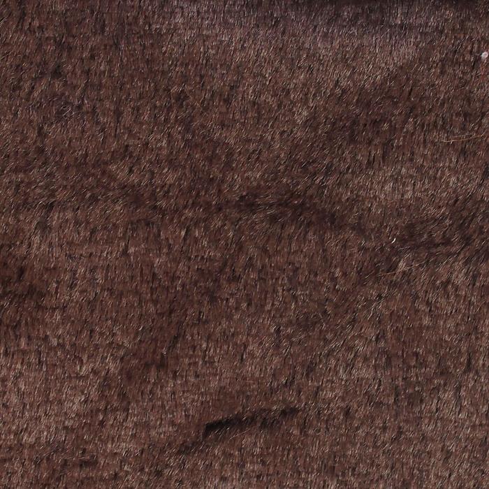 Мех на трикотажной основе цвет темно коричневый, ширина 155 см